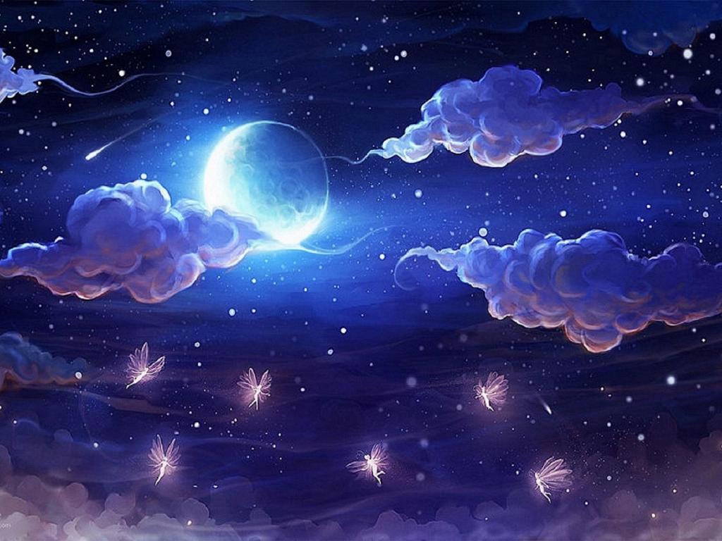 Image Magical Fairies Night Wallpaper