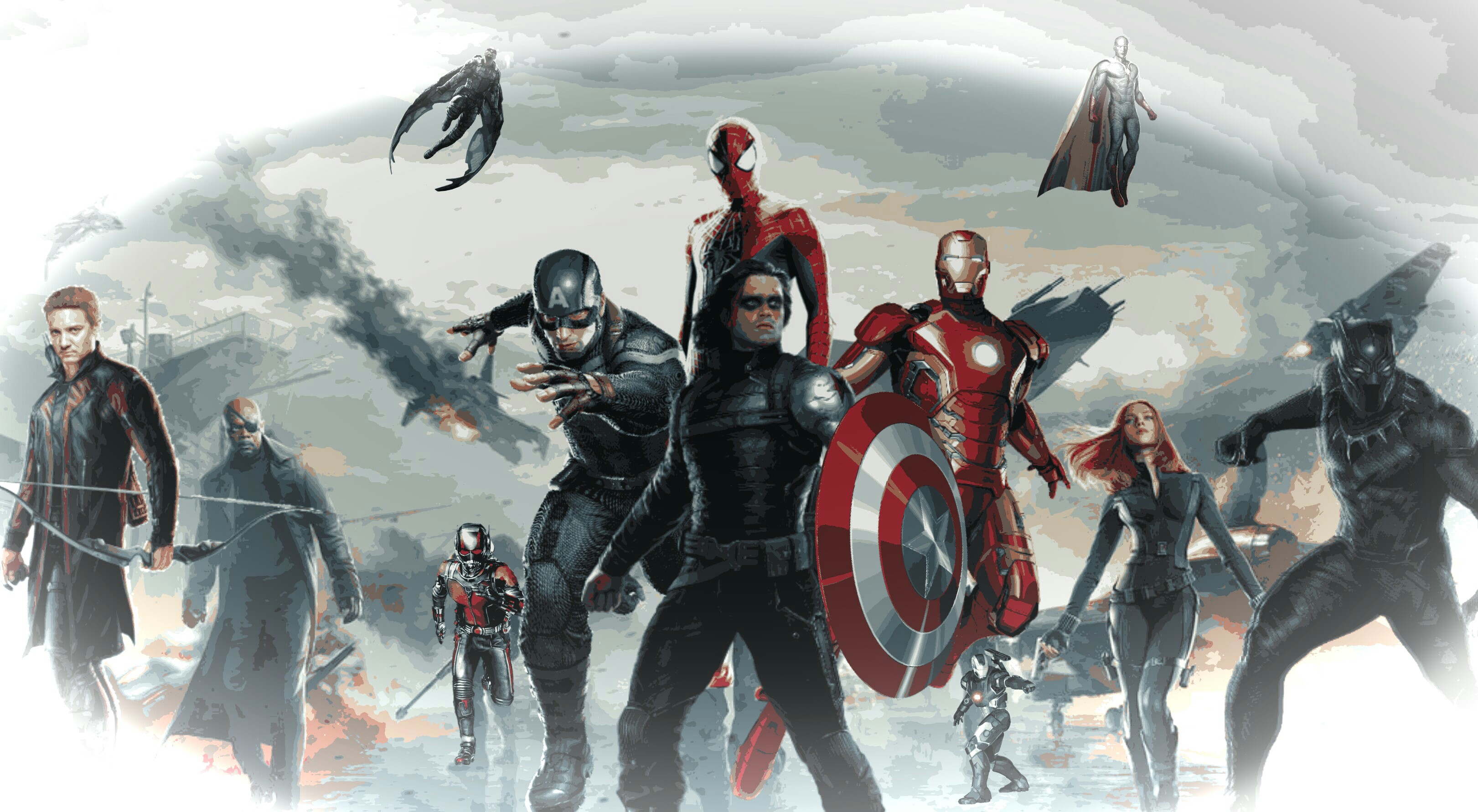 Top Captain America Civil War 4K wallpaper
