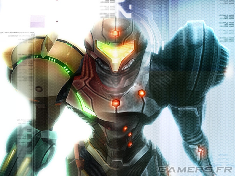 Metroid Prime Echoes Wallpaper Samus Aran Dual Suit