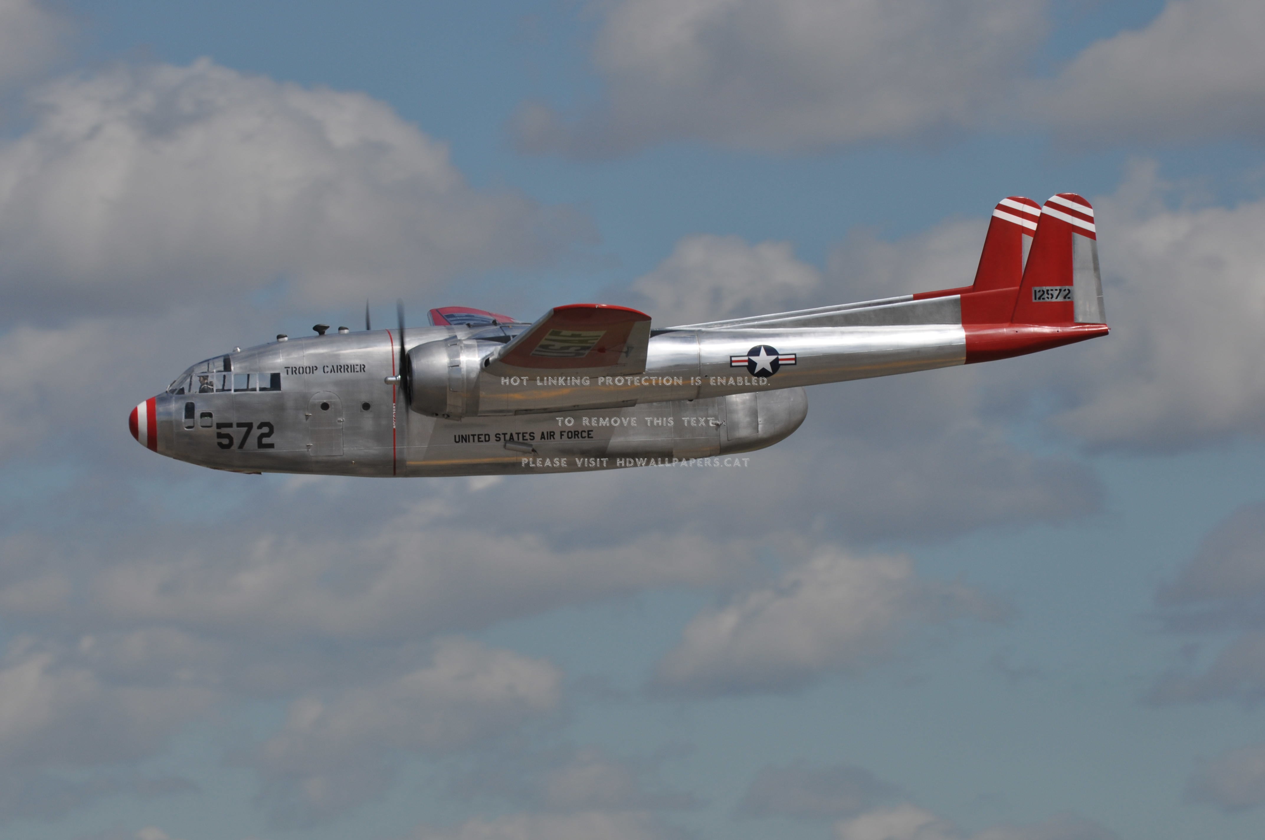 C Flying Boxcar Fairchild C119 Aircraft