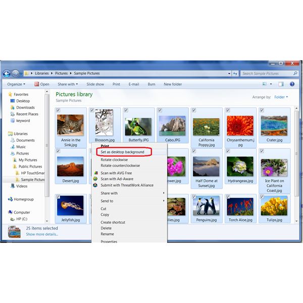 Create Desktop Wallpaper Slideshow Windows Vista