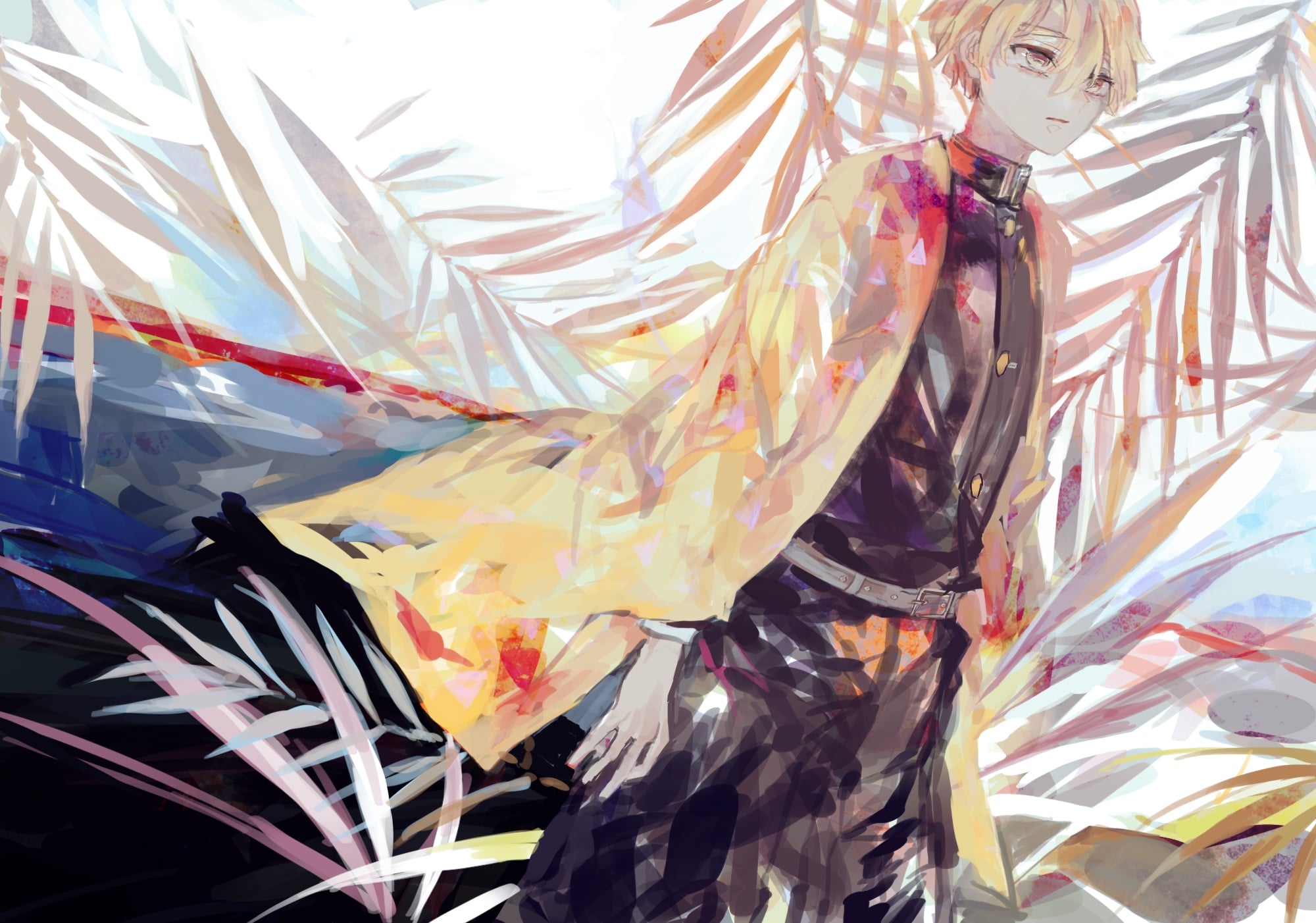 Zenitsu Agatsuma HD Wallpaper