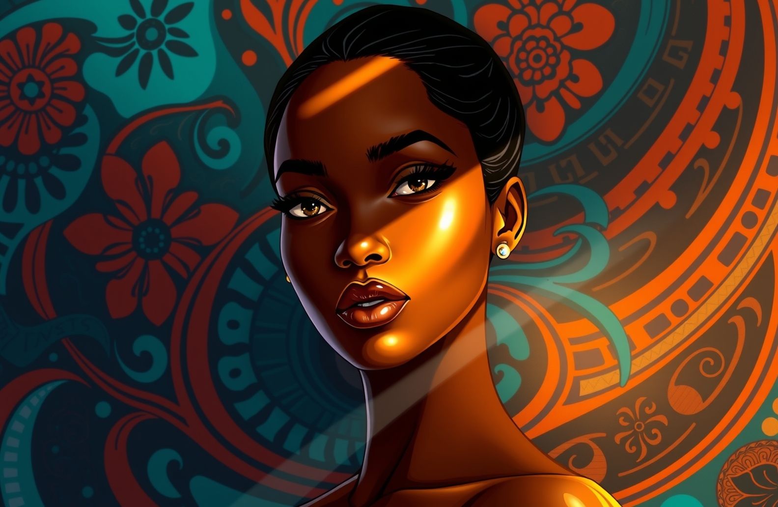 Beautiful Black Women Wallpaper