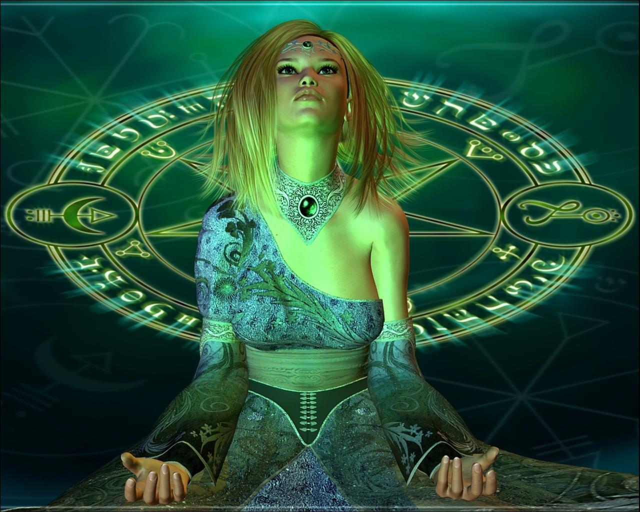 Satanic Female Witch Puter Wallpaper Desktop Background