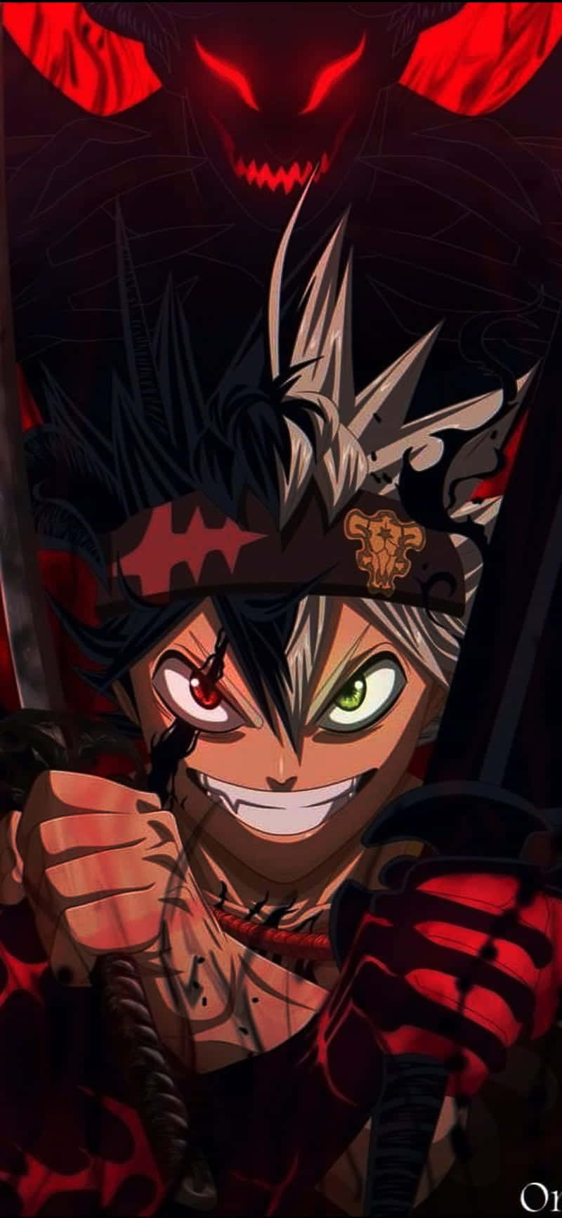 Black Clover Asta Demon Wallpaper