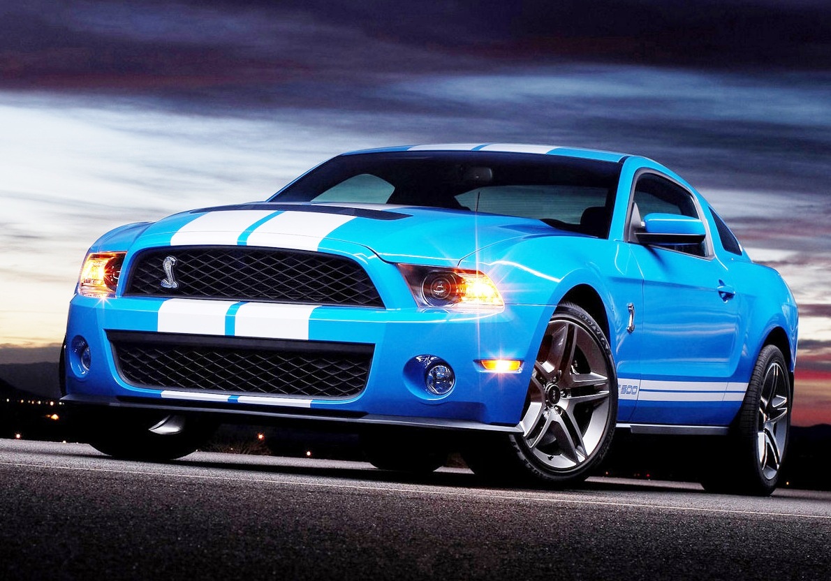 Shelby Gt500 Wallpaper Ford Mustang Blue