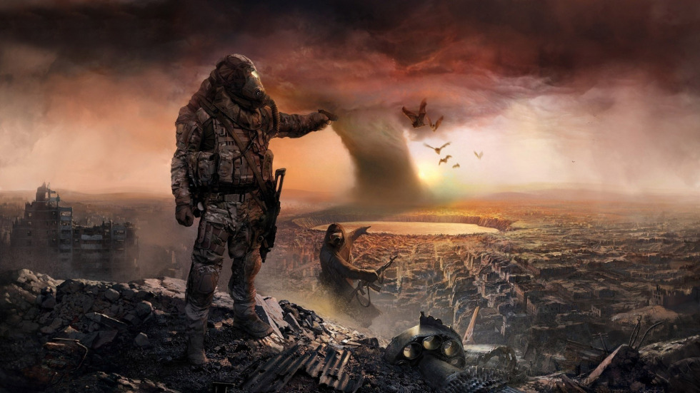 Post Apocalyptic City Digital Art HD Wallpaper On