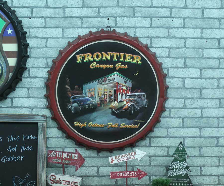Large 3d Effect Tin Sign Frontier Vintage Metal Painting Beer