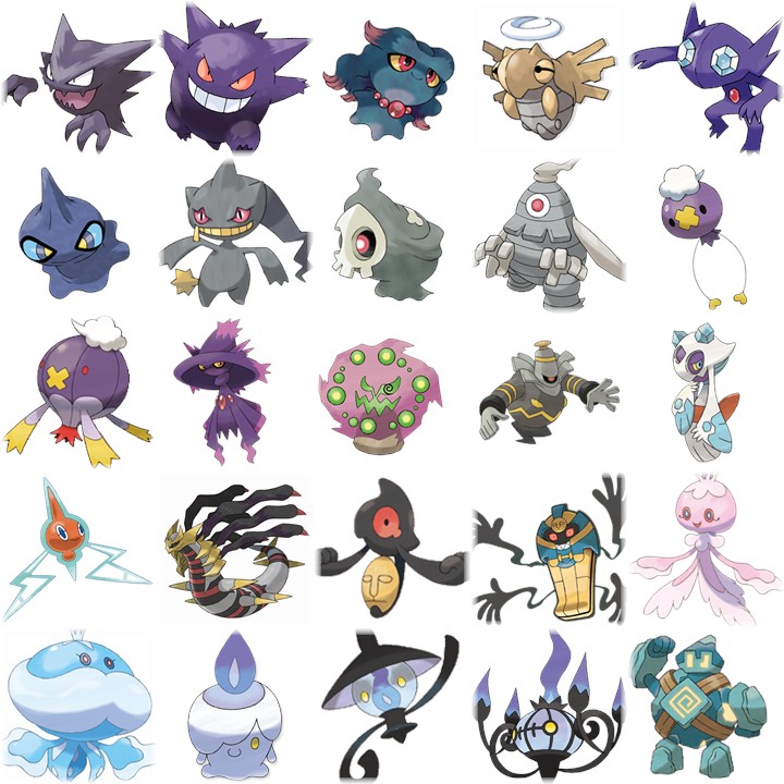Ghost Type Pok Mon Pictures Quiz By Ecnal79