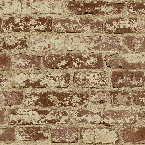 York Wallcoverings Pa5466 Wallpaper Country Home Decor Brick Red