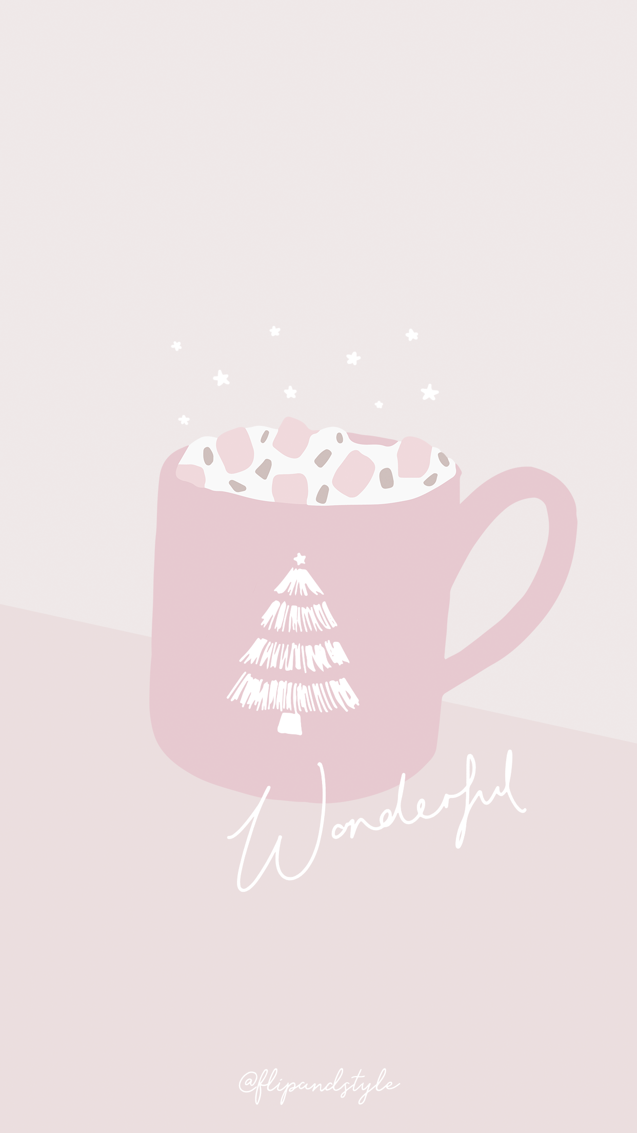 Pink Christmas Wallpaper
