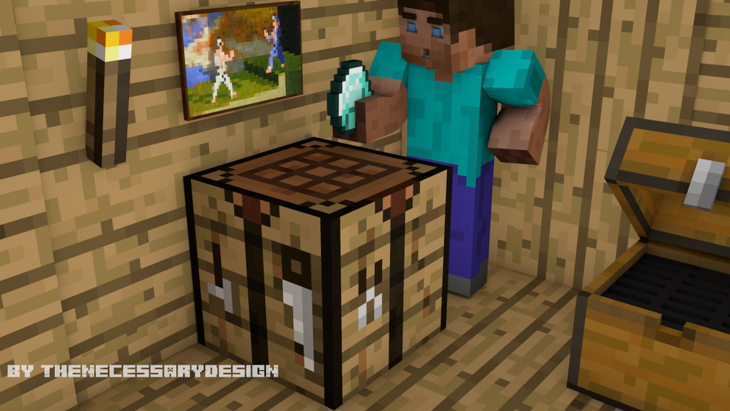 Custom Minecraft Wallpaper By Graphicsfxmania