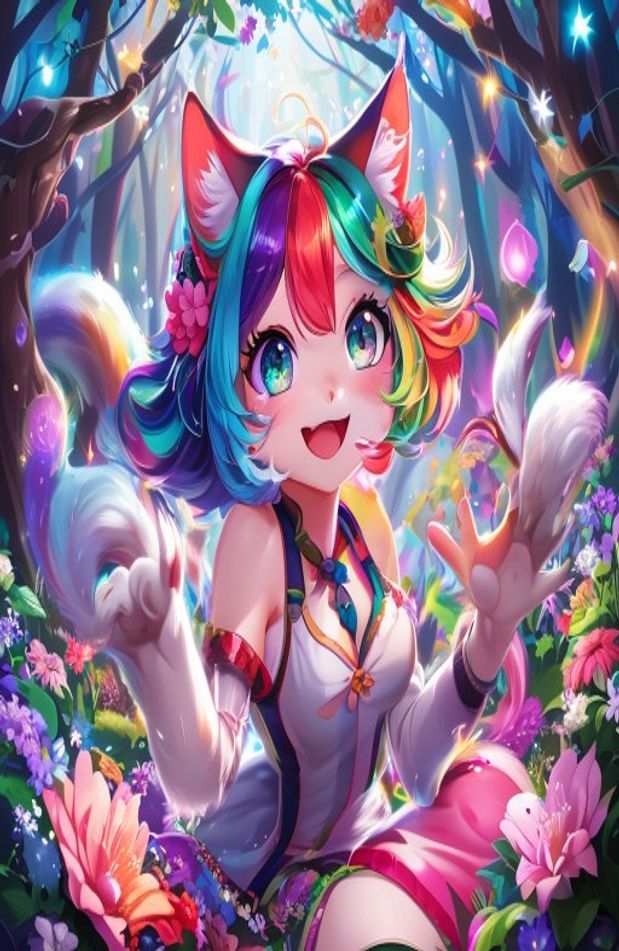 Anime Cat Girl Wallpaper