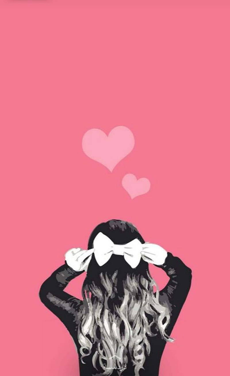 Phone Girl Wallpaper