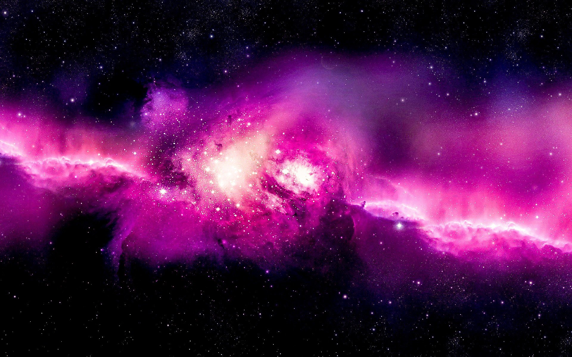 Andromeda Spiral Galaxy Space Art HD Wallpaper