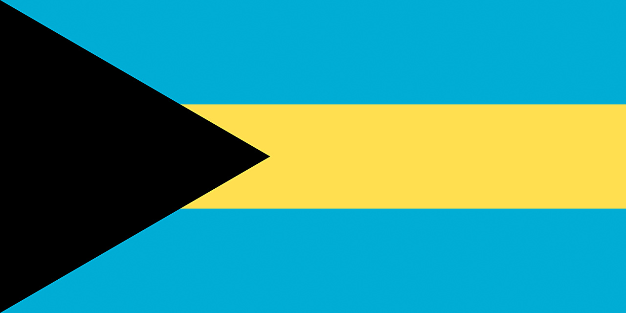 Wallpaper Bahamas Flag Stripes