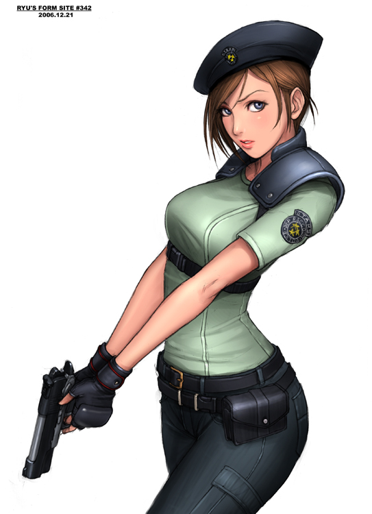 Resident Evil Jill Valentine Cybergirls Wallpaper