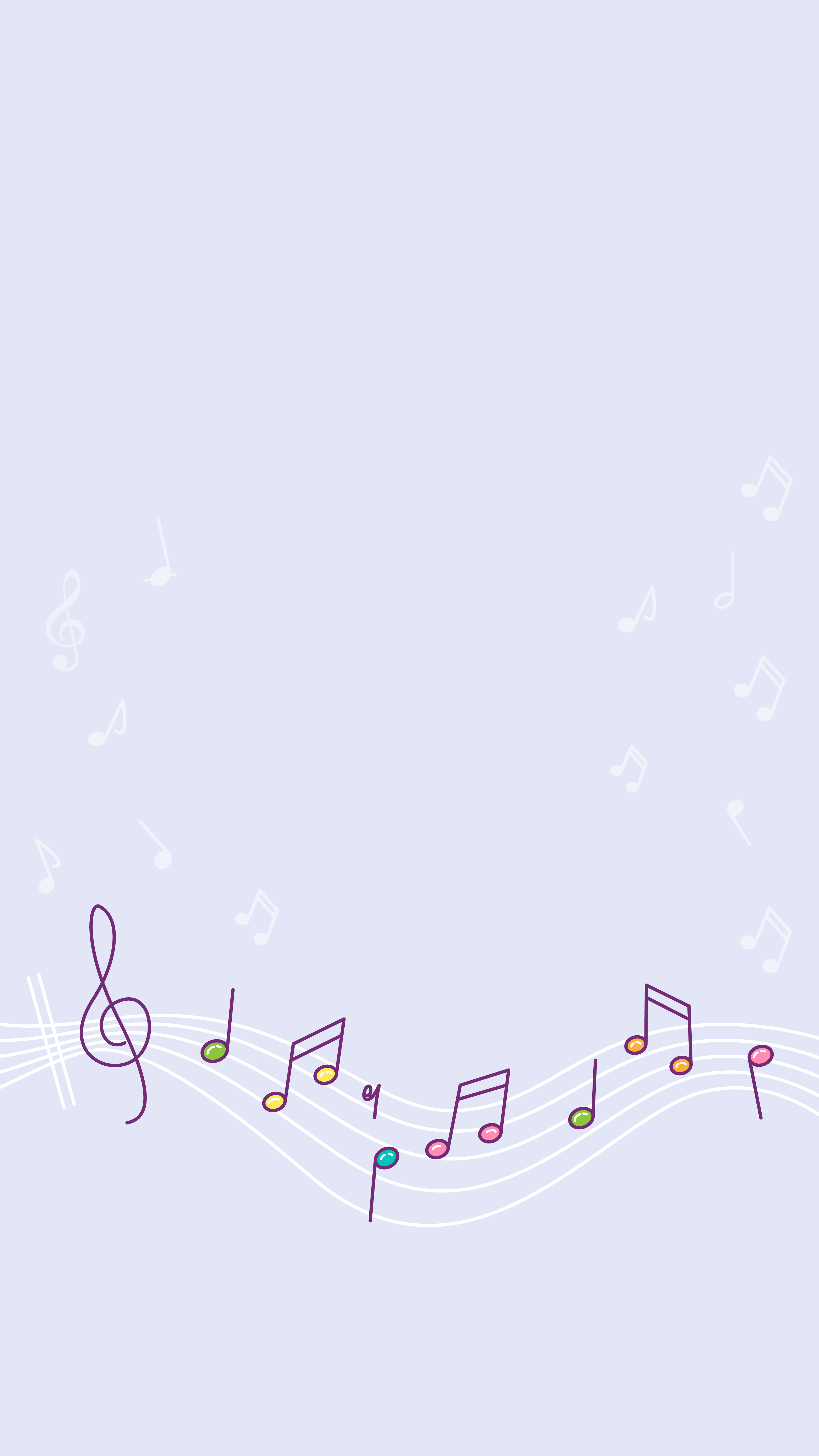 Music Pastel Background Aesthetic Wallpaper iPhone