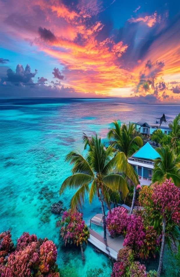 Maldives Island Resorts Wallpaper