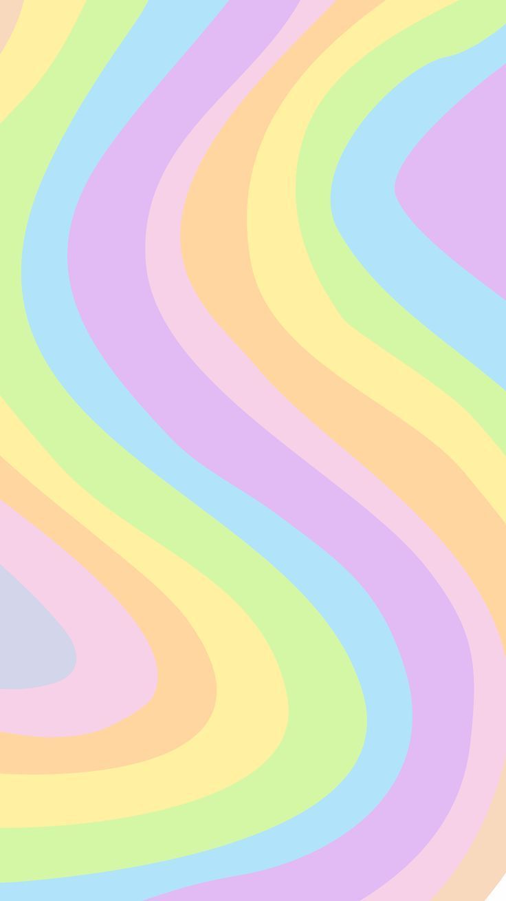 Pastel Rainbow Aesthetic Wallpaper