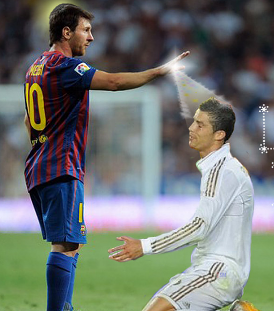Messi Vs Ronaldo Wallpaper HD Name