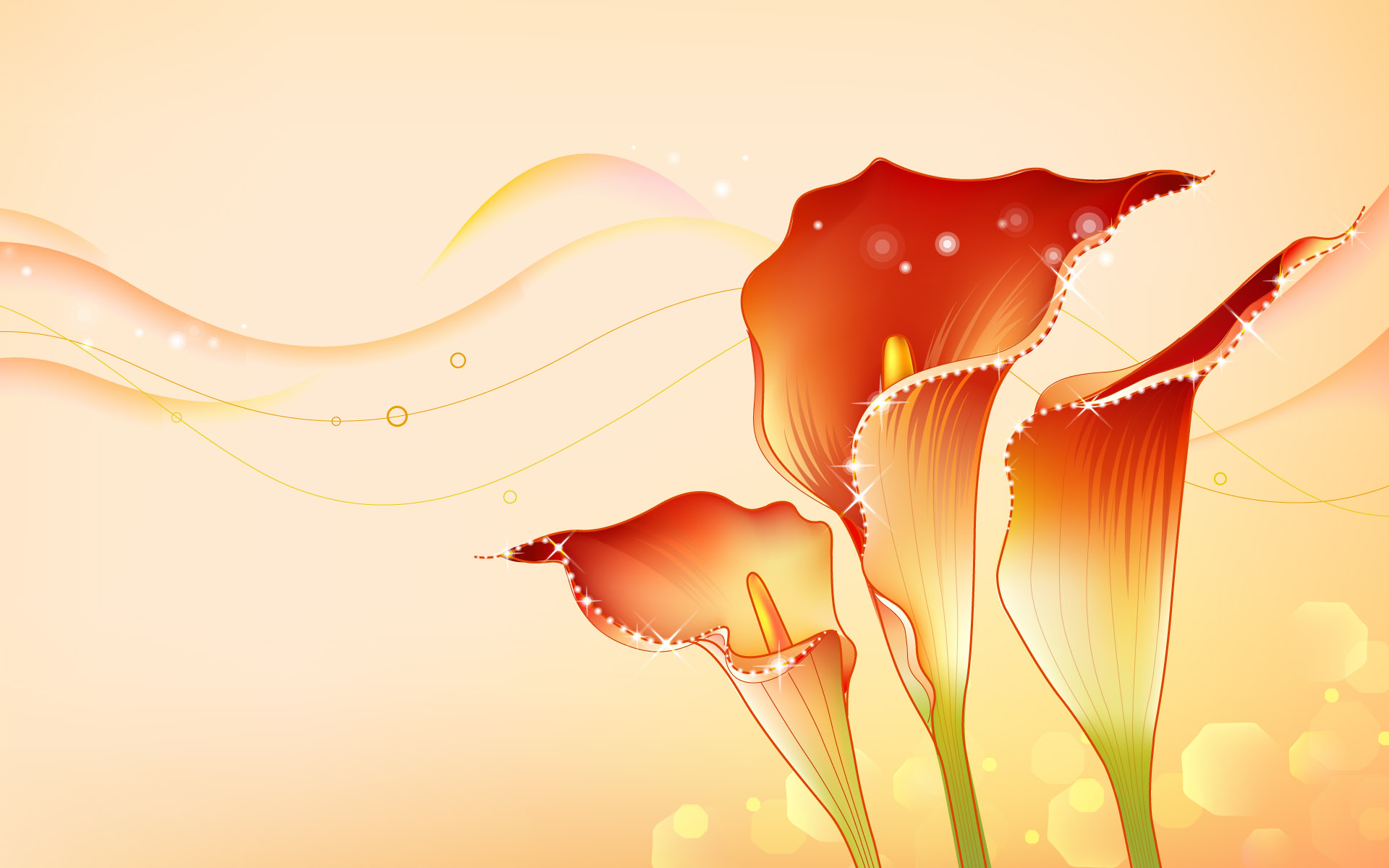 Abstract Hqpictures Designs Flowers Photocombo Design HD Wallpaper