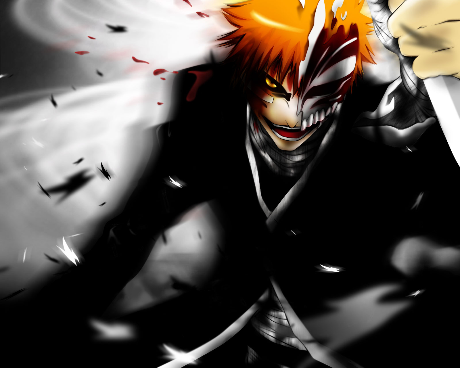 #4598624 Kurosaki Ichigo, Hollow, redhead, Bleach, anime - Rare Gallery HD  Wallpapers