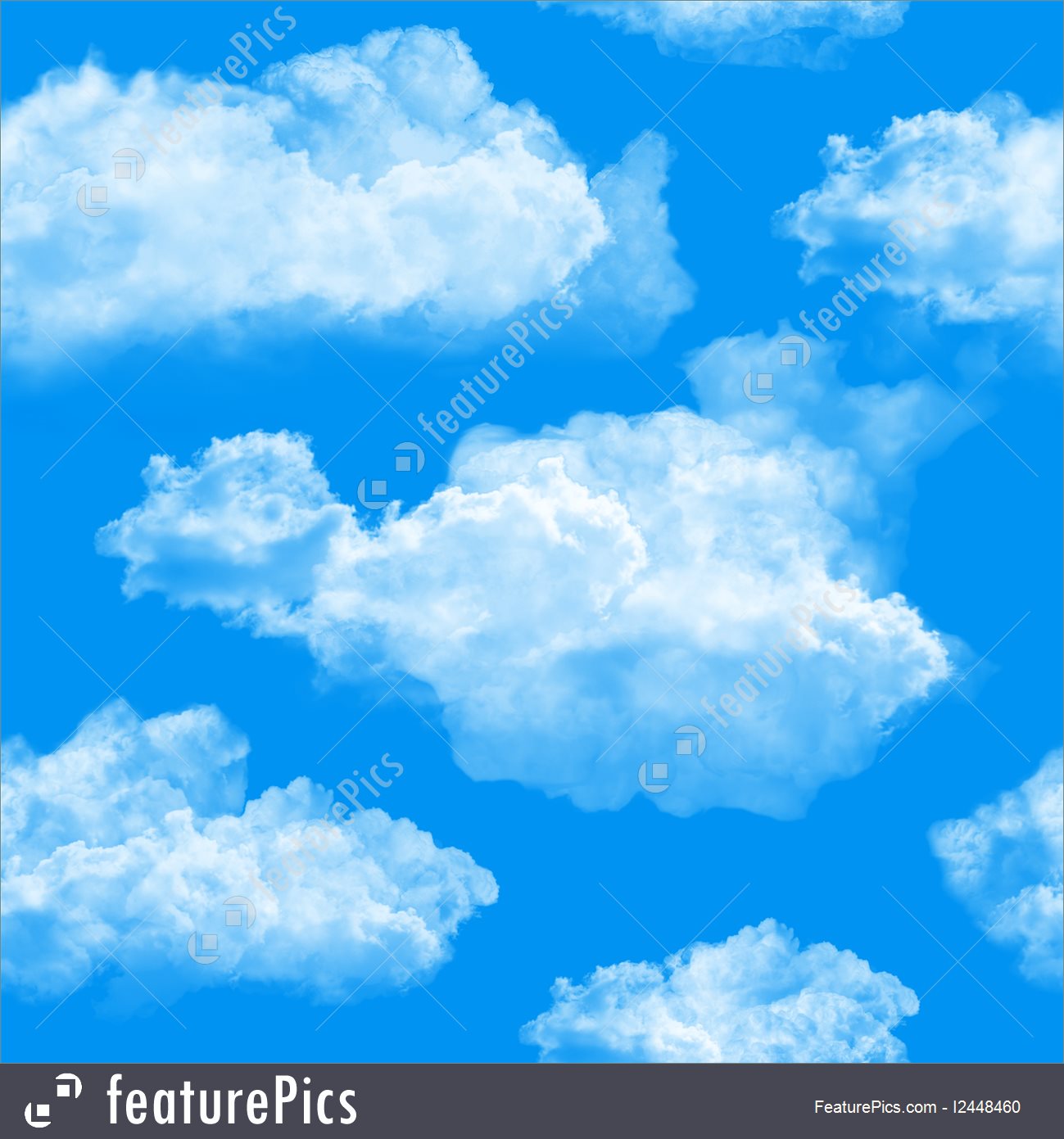 Clouds Seamless Background