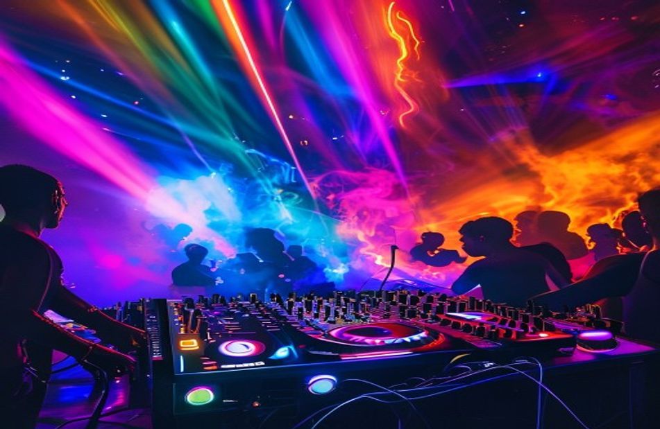 Led Dj Lights Wallpaper