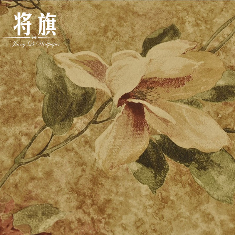 Flag american vintage rustic flower wallpaper tv background wallpaper