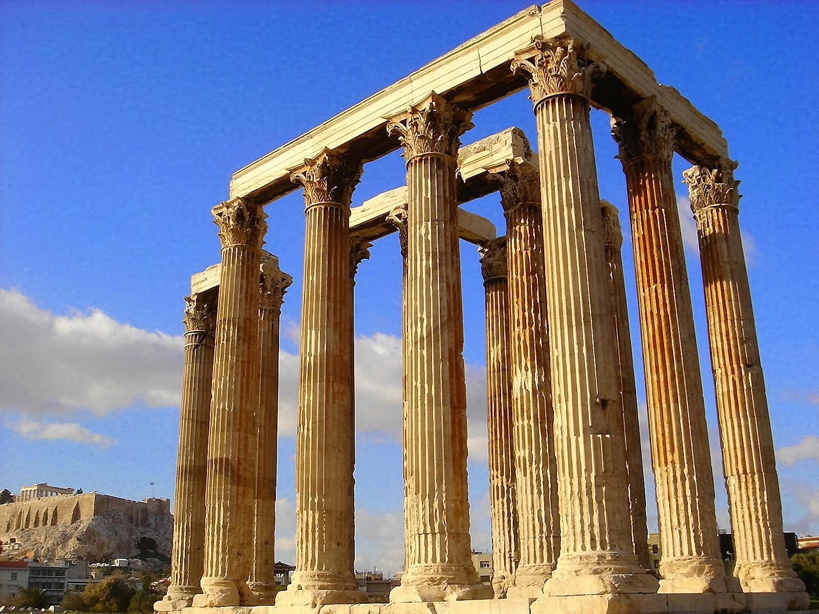 🔥 Free Download Temple Of Olympian Zeus Hd Wallpaper by @sbrown ...