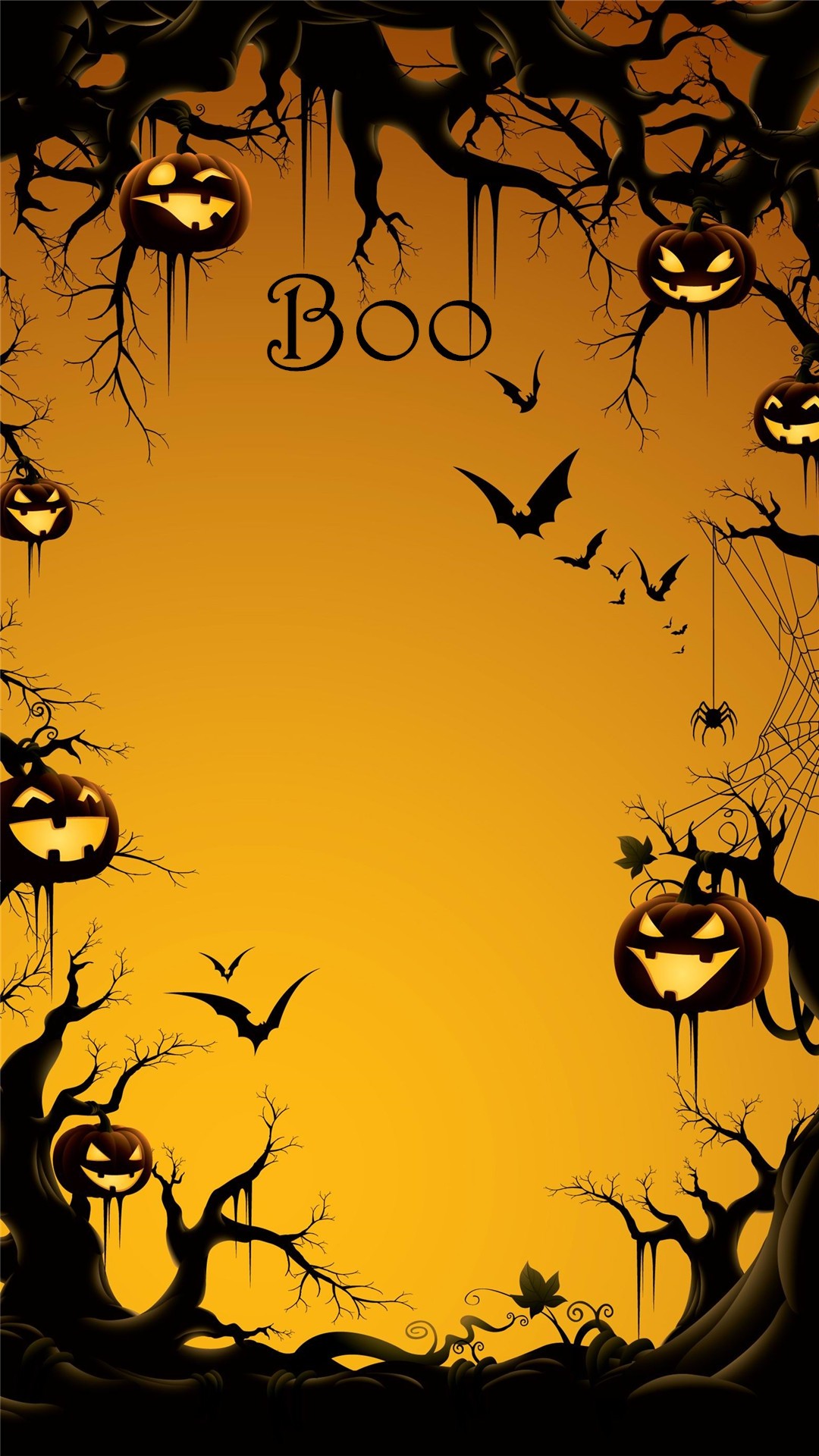 Bats Halloween iPhone Plus Wallpaper Amazing Boo
