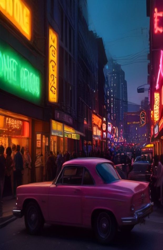 Retro Aesthetic City Wallpaper