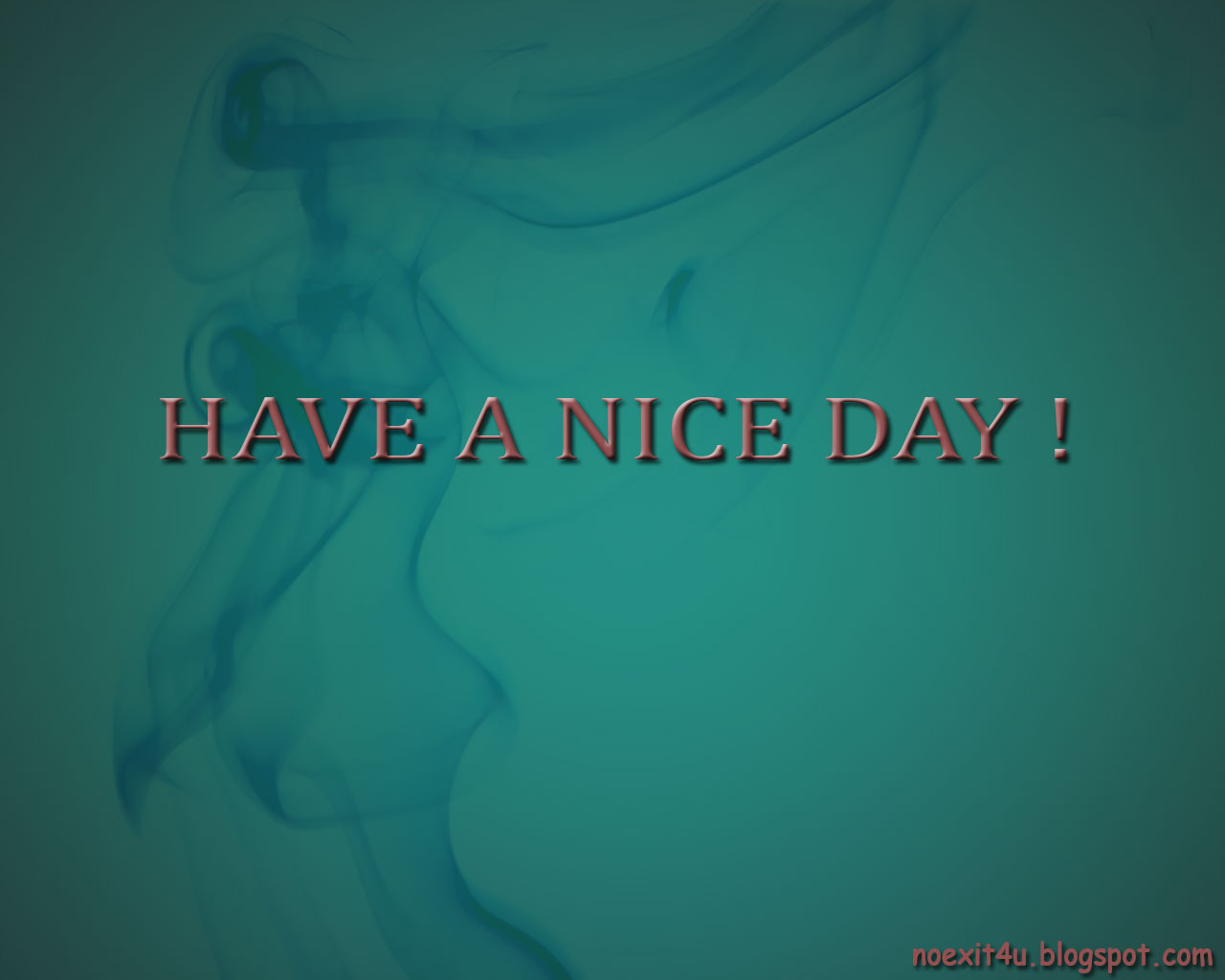 Have A Nice Day Hand Lettering Phrase On Floral Vector Image