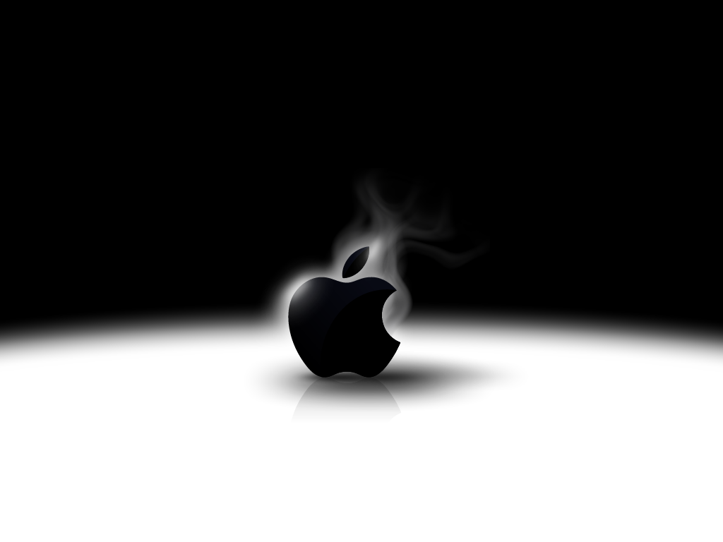 Apple Mac Widescreen HD Wllpapers With Black White Background