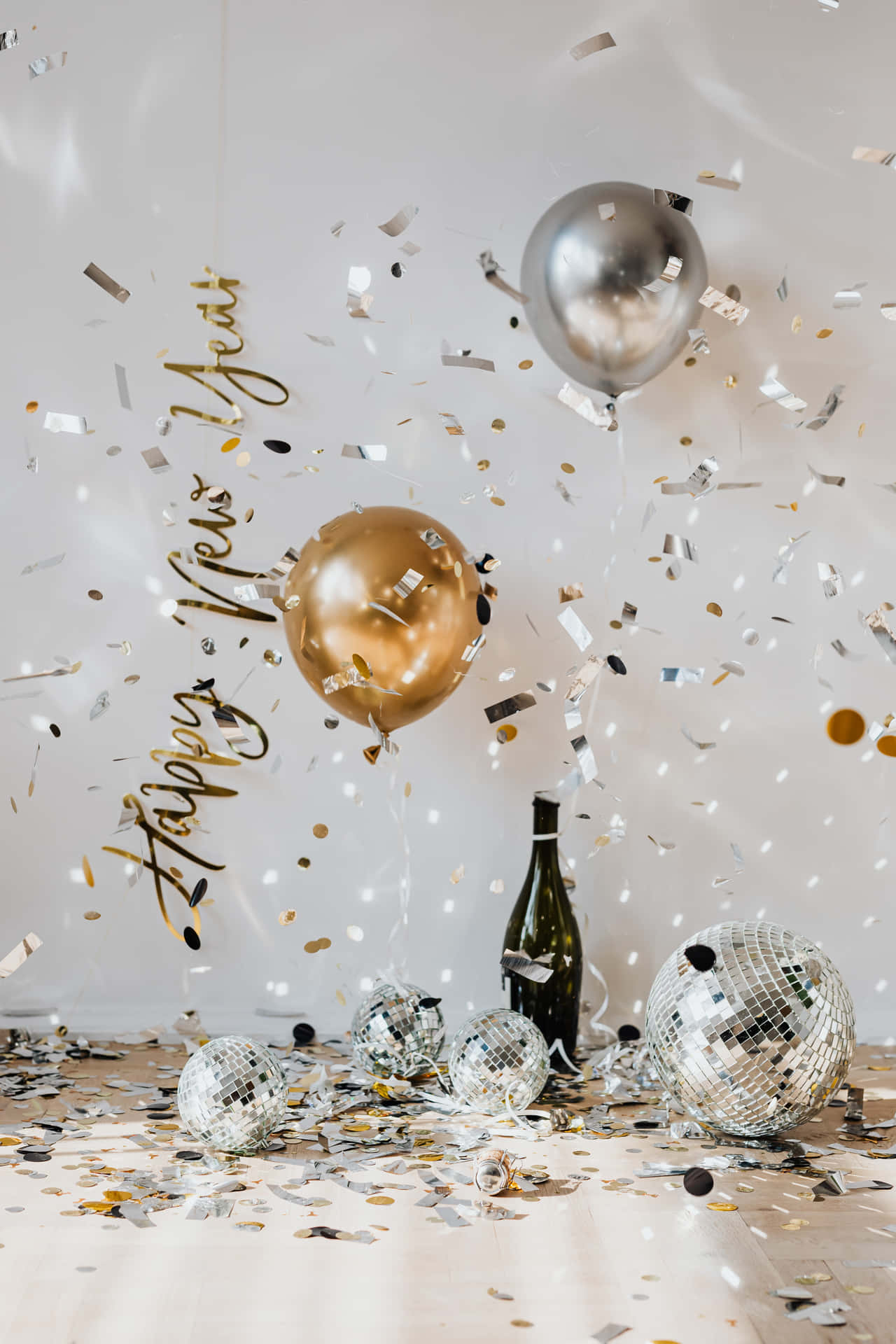 Happy New Year Phone Wallpaper