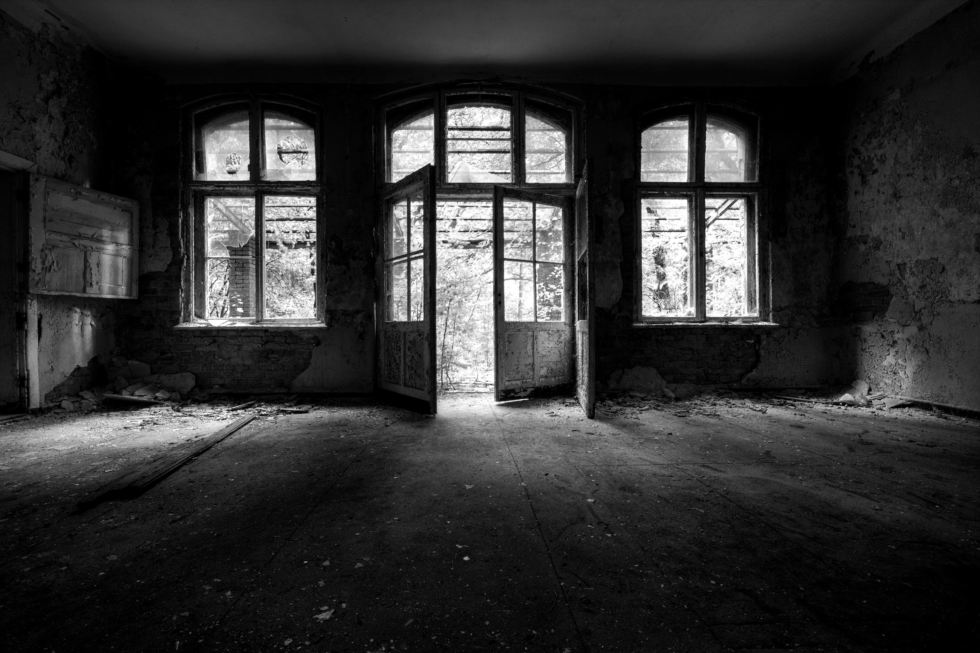 Room House Abandoned Photo Mood And Differently Background