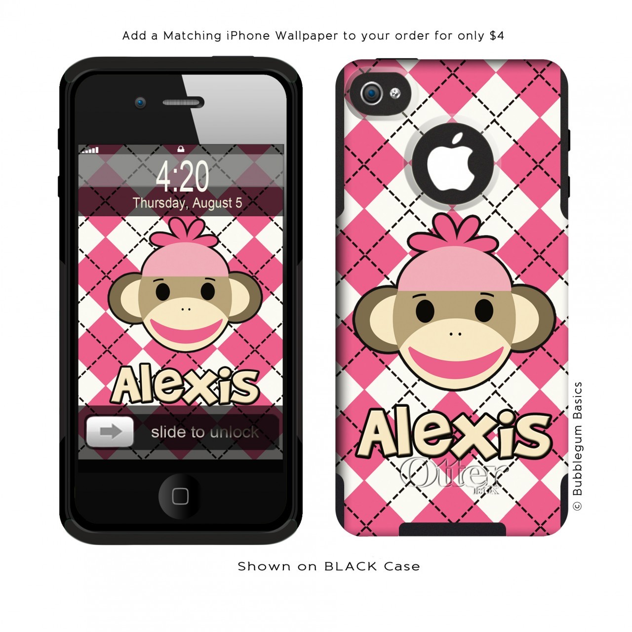 Series iPhone 4s Sock Monkey Otterbox Case Muter