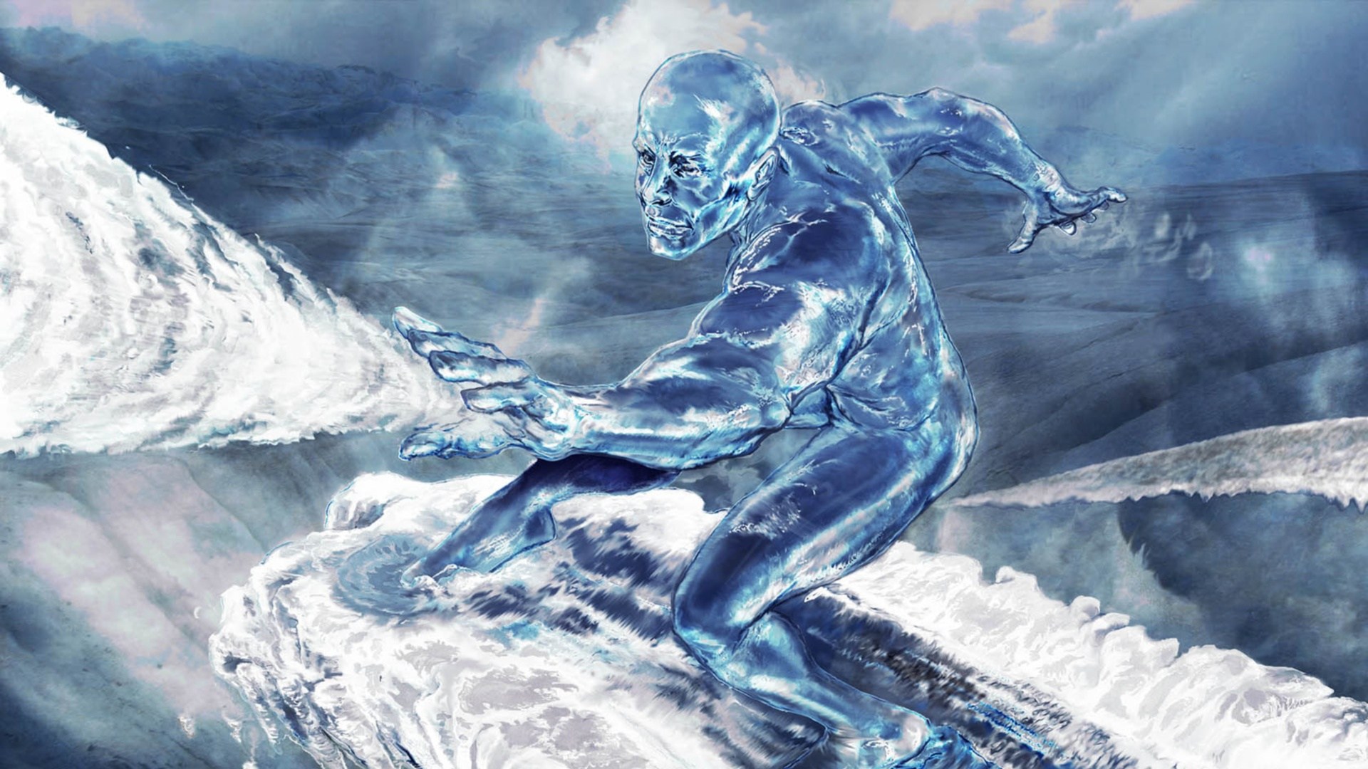 Iceman Marvel Superhero X Men HD Wallpaper Background