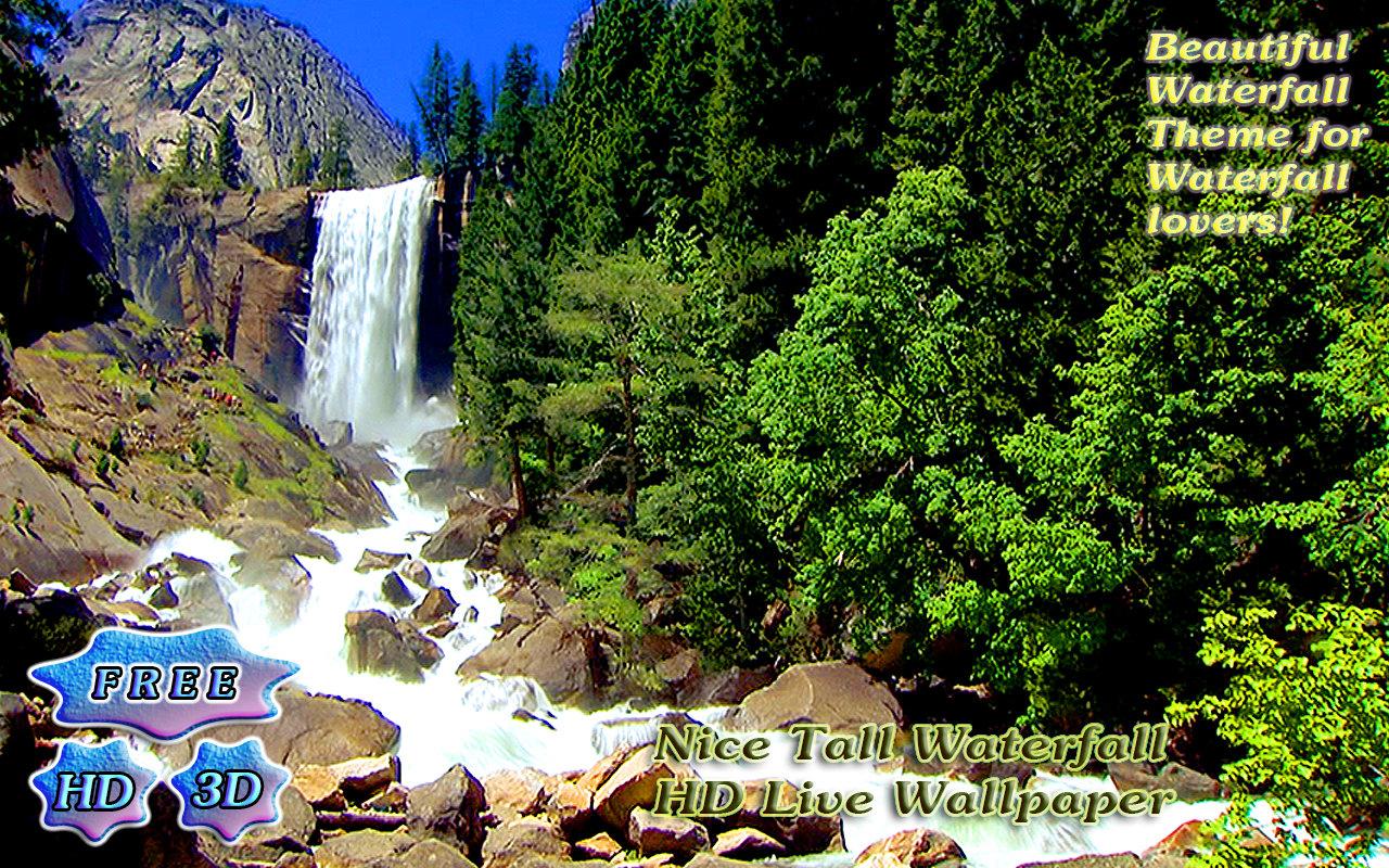 3d Nice Tall Waterfall Android Apps On Google Play