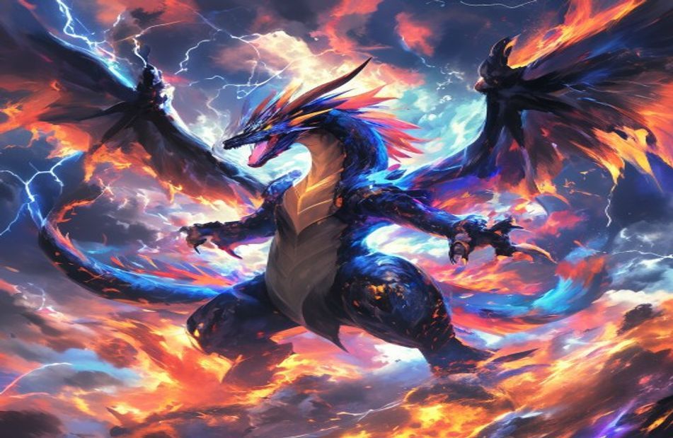 Pokemon Mega Charizard X Wallpaper