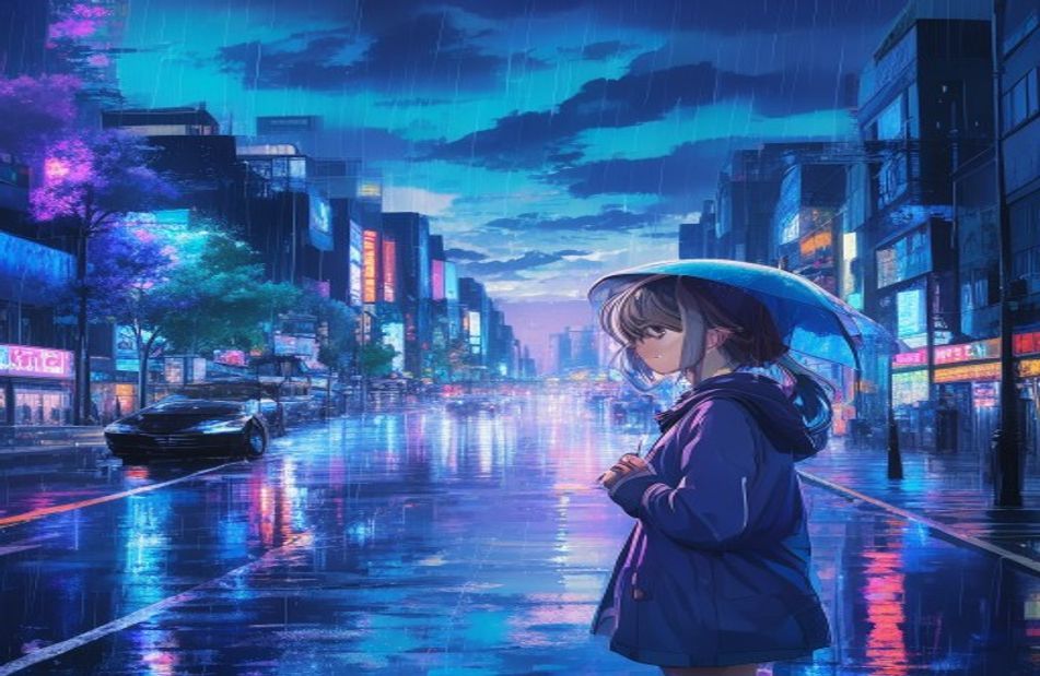 Anime Rain Wallpaper