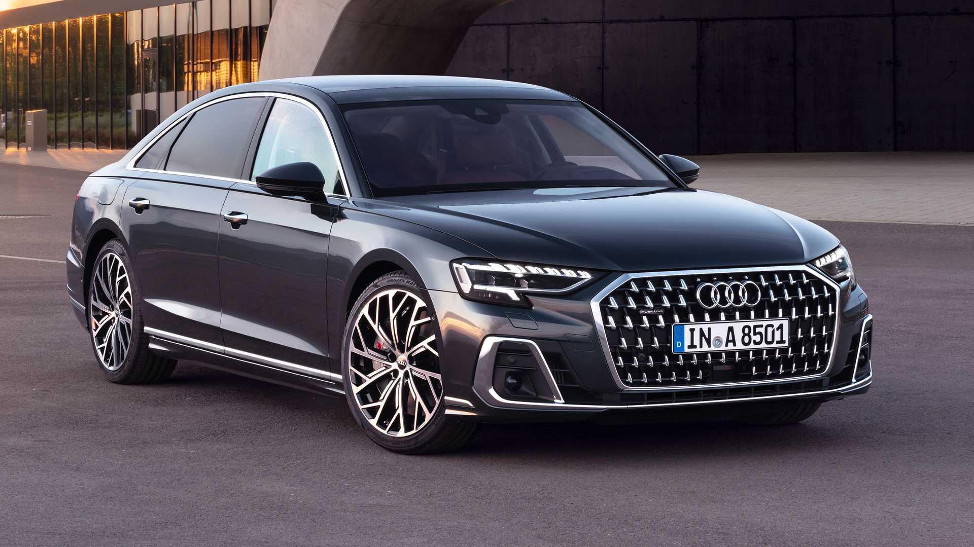 Audi A8 Facelift Revealed With Wider Grille And Updated Lights