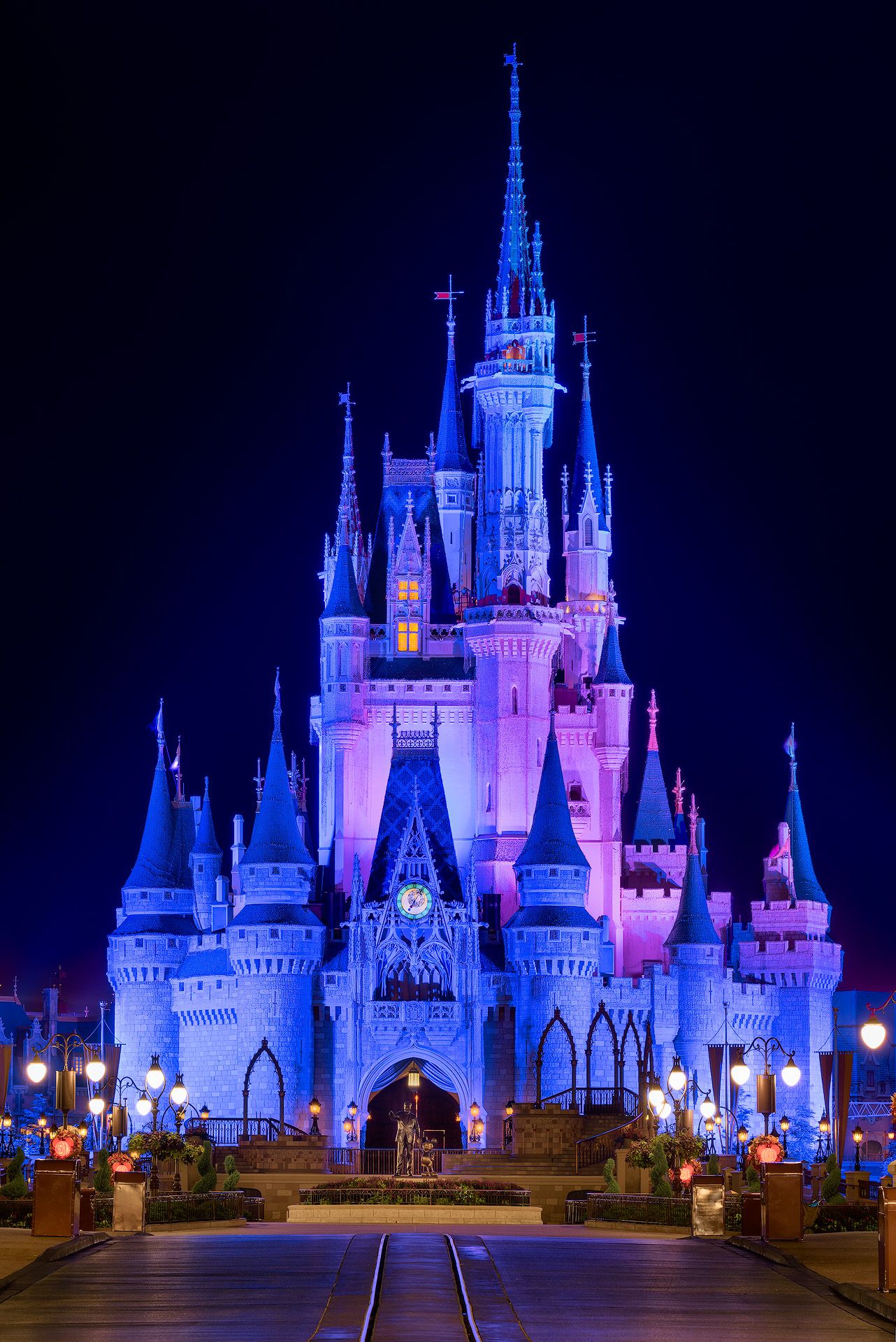 Disney World Castle At Night Wallpaper