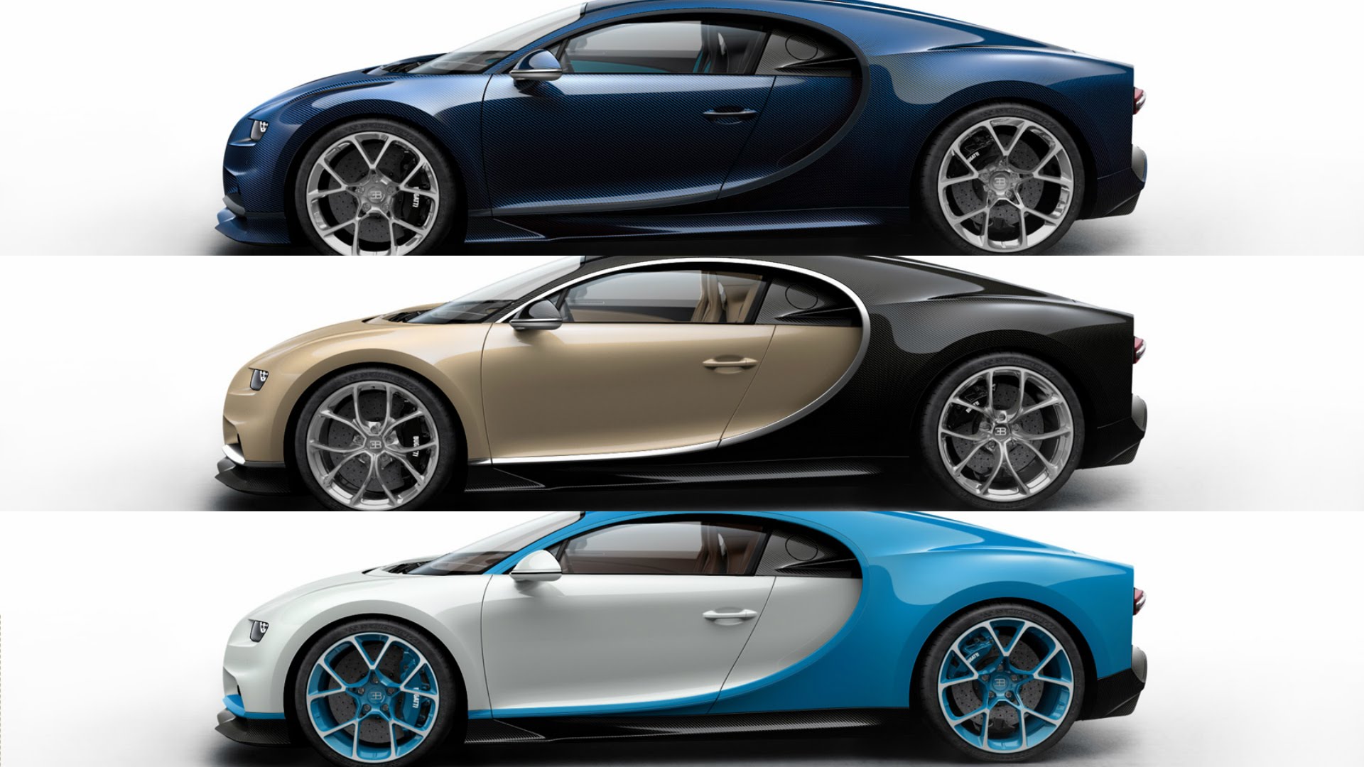 Bugatti Chiron цвета