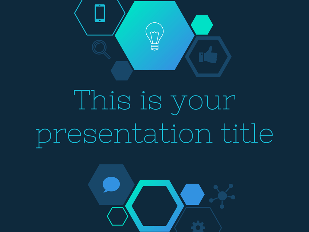 Black Powerpoint Template Dark And Techy Or Google Slides