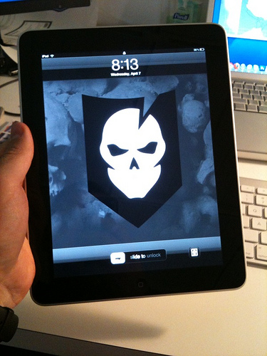 Its Tactical Wallpaper On iPad Lock Screen Photo Sharing