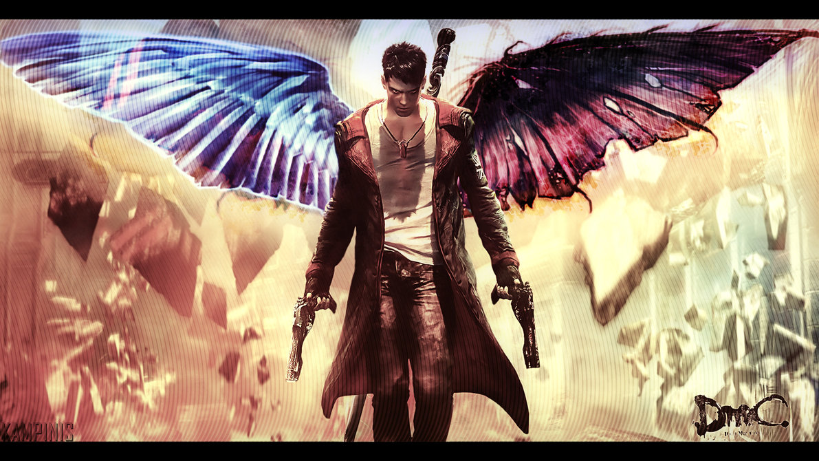 Dmc Devil May Cry Dante With Wings By Kampinis