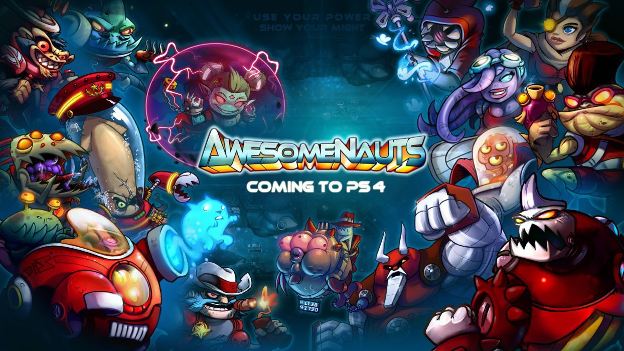 Awesomenauts Assemble Action Strategy Platform 2d Moba Online Mmo