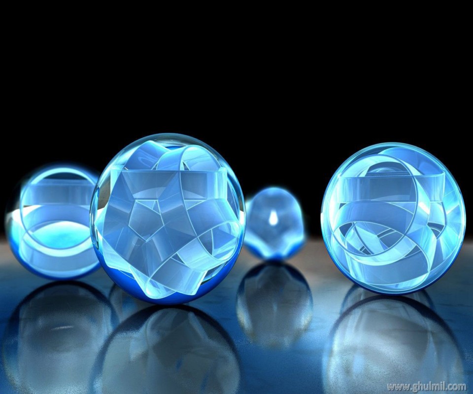 HD Cubic Balls Mobile Wallpaper